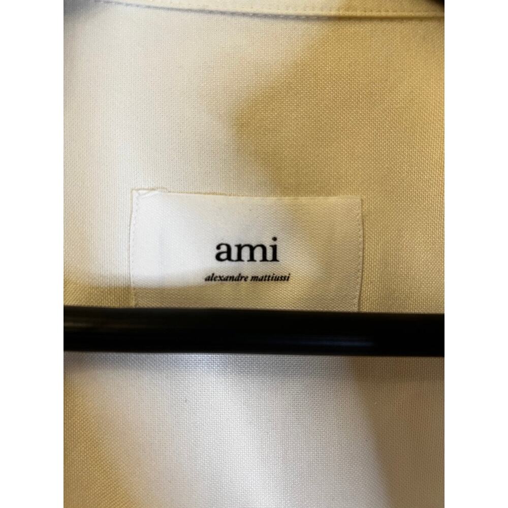 Ami Cream Button Down Size 36 - image 3